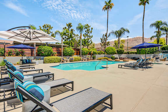 Refreshing Swimming Pool at The Hills at Quail Run in Riverside, California