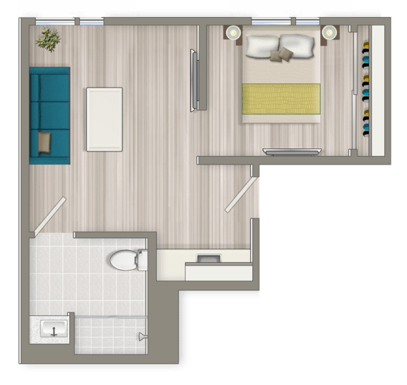 Floor Plan  Furnished Junior Suite 4A