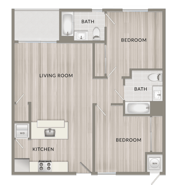 Unfurnished Two Bedroom G Unfurnished Two Bedroom G