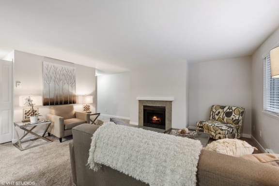 Fireplace at Cedar Heights, Kirkland, WA 98034