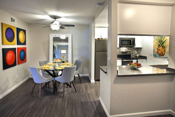 dining room with open kitchen at Club Pacifica, Benicia, CA 94510