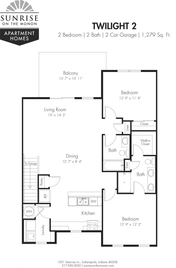 Twilight II- 2 Bedroom, 2 Bath, 2nd Floor, Two Car Garage Twilight II- 2 Bedroom, 2 Bath, 2nd Floor, Two Car Garage