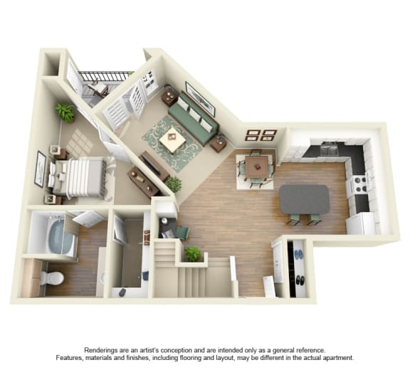 The Villas At Katy Trail Apartments in Dallas, TX offers studios, 1,2 and 3 bedroom apartment homes!