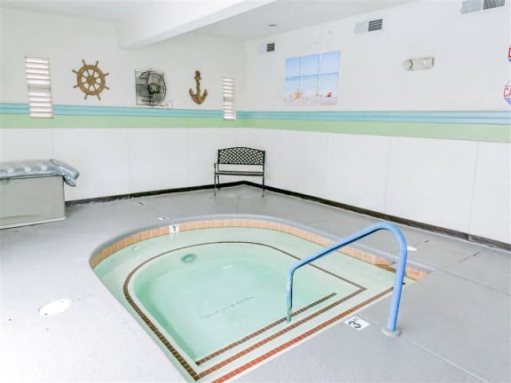 The Country Club at The Meadows offers  a jacuzzi spa for residents to enjoy and relax in!