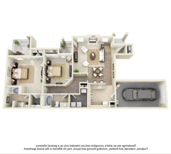 SaddleBrook Apartments in Dallas, TX 1,2 & 3 Bedroom Apartment Homes with garage parking available.