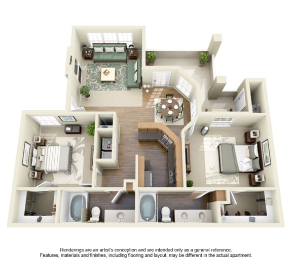 Turnberry Isle Apartments in Dallas, TX offers 1,2 and 3 Bedroom Apartment Homes.