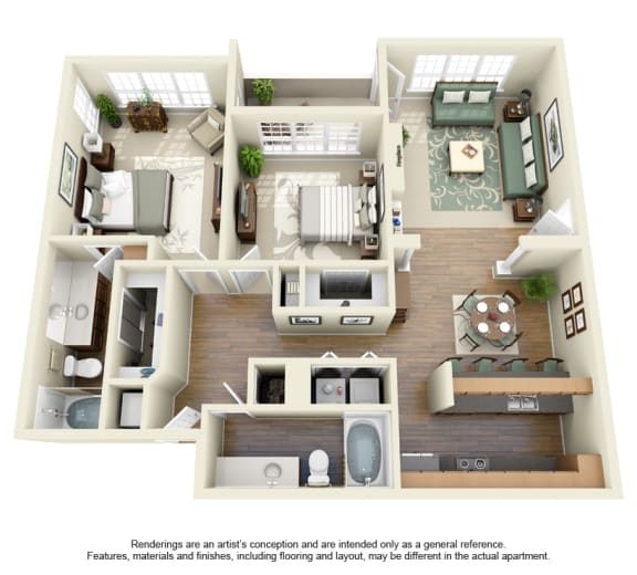 Turnberry Isle Apartments in Dallas, TX offers 1,2 and 3 Bedroom Apartment Homes.