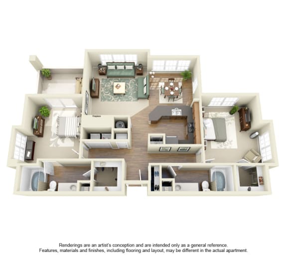 Turnberry Isle Apartments in Dallas, TX offers 1,2 and 3 Bedroom Apartment Homes.
