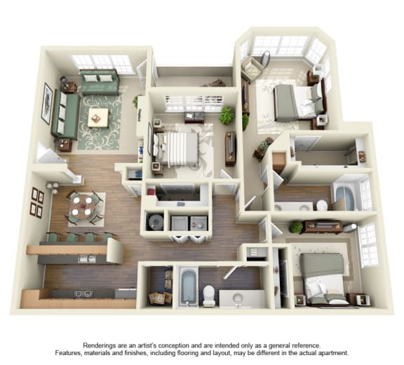 Turnberry Isle Apartments in Dallas, TX offers 1,2 and 3 Bedroom Apartment Homes.