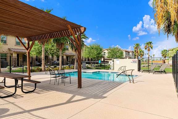 Poolside Gazebo at Casa Sole Vita Townhomes, Mesa, 85208