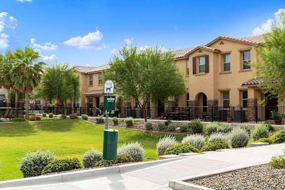 Pet trail  at Casa Sole Vita Townhomes, Mesa, 85208