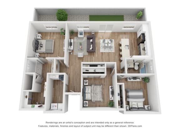 Saguaro Floor Plan Saguaro Floor Plan at Villas on Ash, Arizona