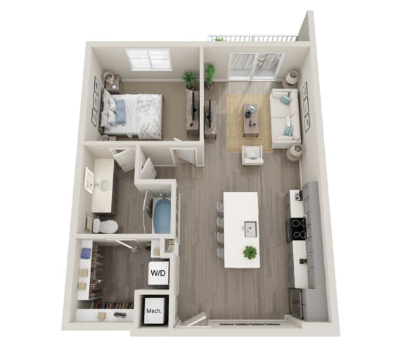Floor Plan  A2 Floor Plan at Icon @ Cooley Station, Gilbert