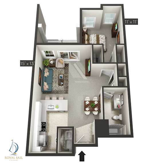 Staysail Floor Plan