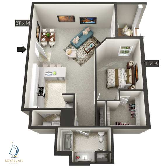 Tiller Floor Plan