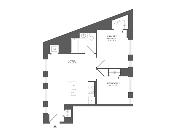 B1 Floor Plan at Link Apartments® QPN, Long Island City New York