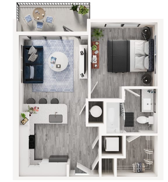 Studio 1 2 Bedroom Apartments in Chapel Hill Link Apartments® Calyx