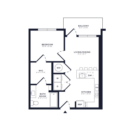 1 bed 1 bath E at Link Apartments&#xAE; CYKEL Apartments, North Carolina
