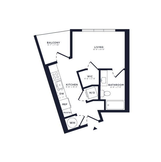Studio 1 bath E at Link Apartments&#xAE; CYKEL Apartments, Charlotte , North Carolina