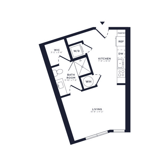 Studio 1 bath G at Link Apartments® CYKEL Apartments, North Carolina, 28208