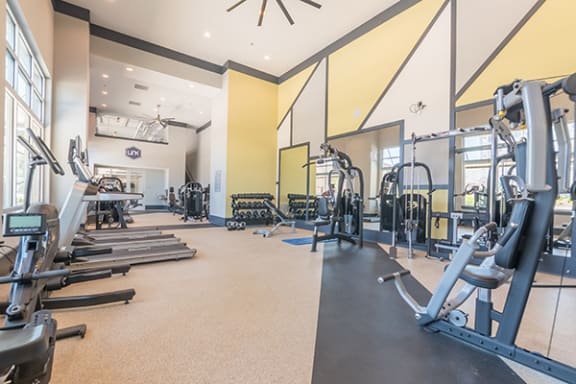 State Of The Art Fitness Center at Link Apartments® West End, South Carolina, 29601