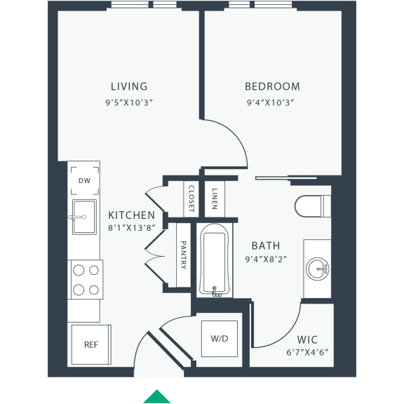 1 bed 1 bath at Link Apartments&#xAE; Four 12, California, 94607