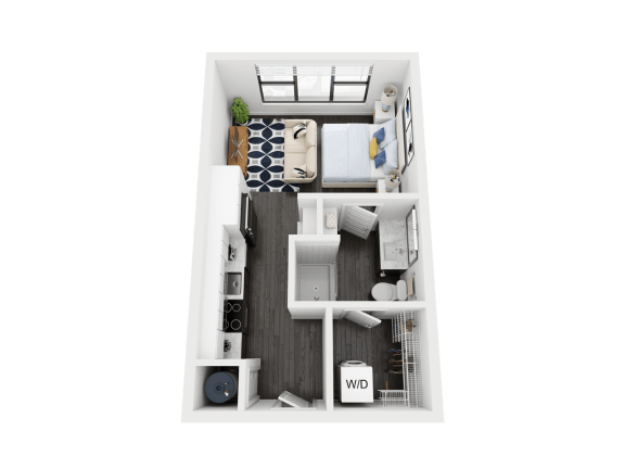 S1 Floor Plan at Link Apartments® Mint Street, North Carolina, 28203