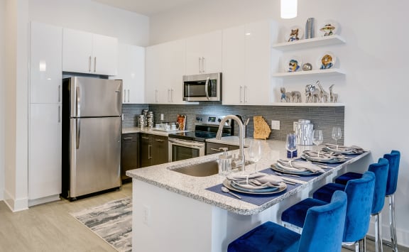 Gourmet Kitchen at Link Apartments&#xAE; Mixson, South Carolina