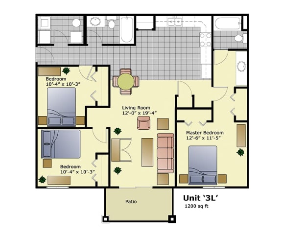 floor plan of the upper level of a house