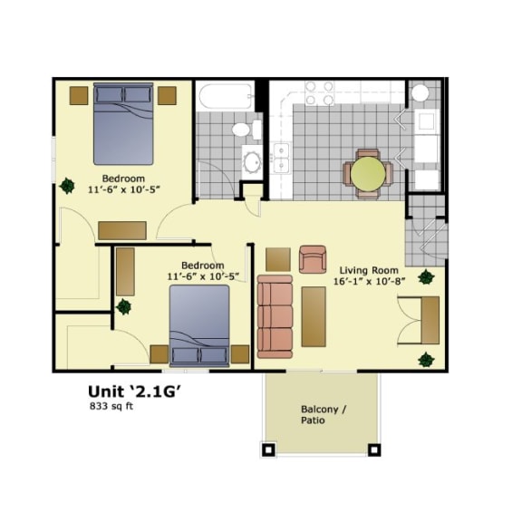 a floor plan of a bedroom floor plan with a bathroom and a living room