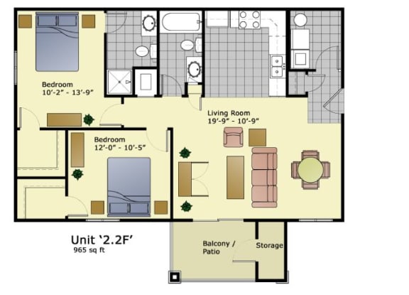 the floor plan of the upper level of a town house