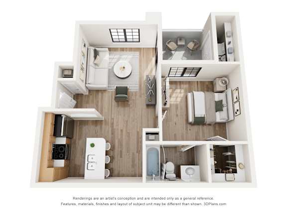 A2 floor plan
