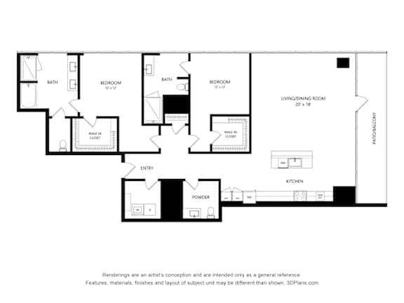 P2 floor plan