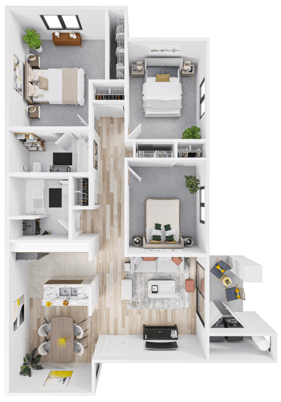 C1 Floor Plan Image at in Henderson