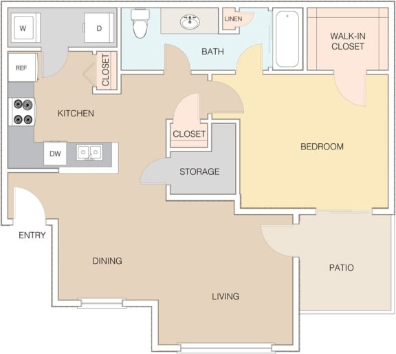 Map 1 at The Retreat Apartments