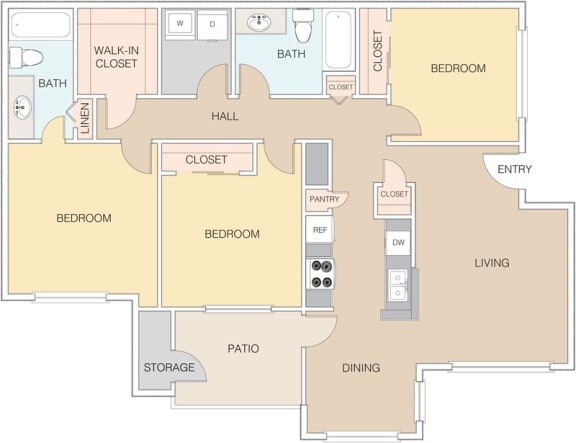 Map 4 at The Retreat Apartments