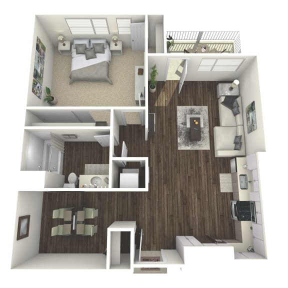 A4 Floor Plan at The Platform Urban Apartments