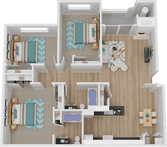 1, 2 & 3 Bedroom Apartments in Sparks | Marina Village Apartments