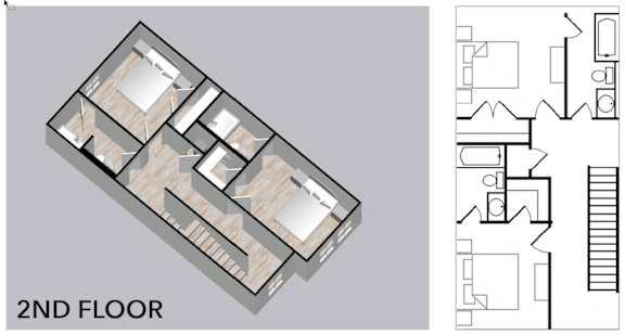 North Debardeleben Townhomes - 2nd Floor
