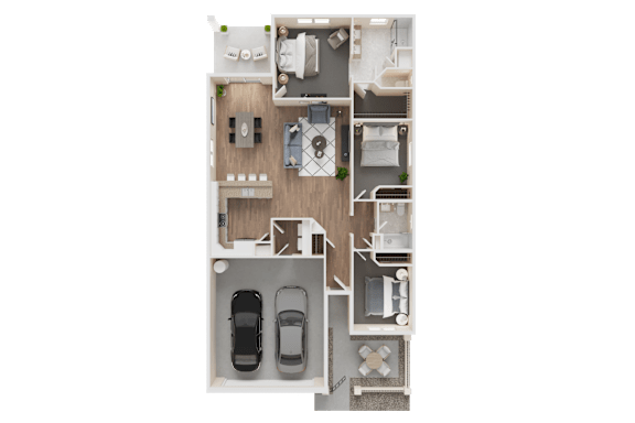 Floor Plan  3D Floorplan 1493 at Westpark in Buckeye, Arizona