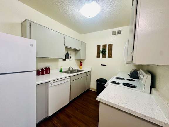 Kitchen with cabinets at Mountain Vista, Sierra Vista, Arizona