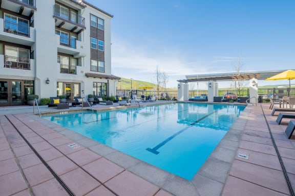 take a dip in our resort style swimming pool at Deer Creek Apartments, California, 94582