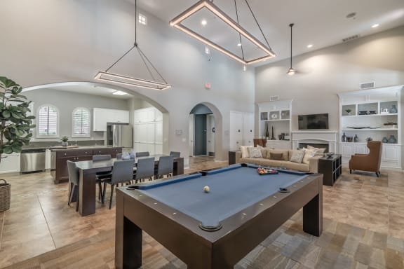 Pool Table at Sonoma at Porter Ranch, California