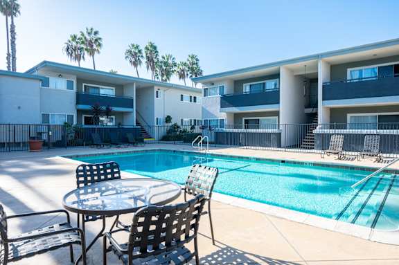 our apartments in a city have a swimming pool