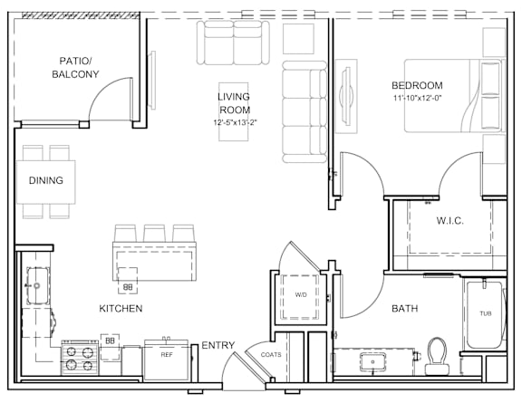 Pradera 1 Bed 1 Bath A4 at Pradera Apartments San Ramon, California 94582