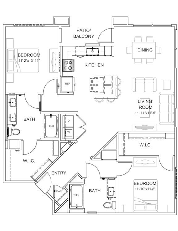 Pradera 2 Bed 2 Bath B4 at Pradera Apartments San Ramon, California 94582
