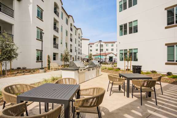 Outdoor Living Areas at Pradera Apartments, California, 94582