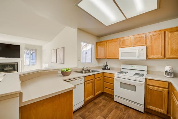 our apartments offer a kitchen area at Arroyo Villa Apartments, Thousand Oaks, CA, 91320