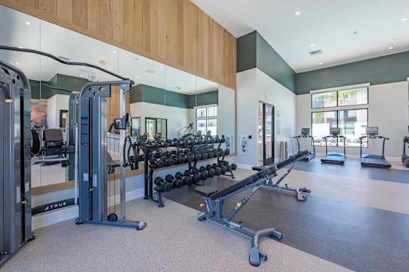 Spacious Gym at The Overlook Santa Clarita, Santa Clarita