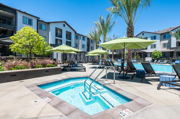 our apartments offer a swimming pool at The Vineyards Apartments, Porter Ranch, 91326
